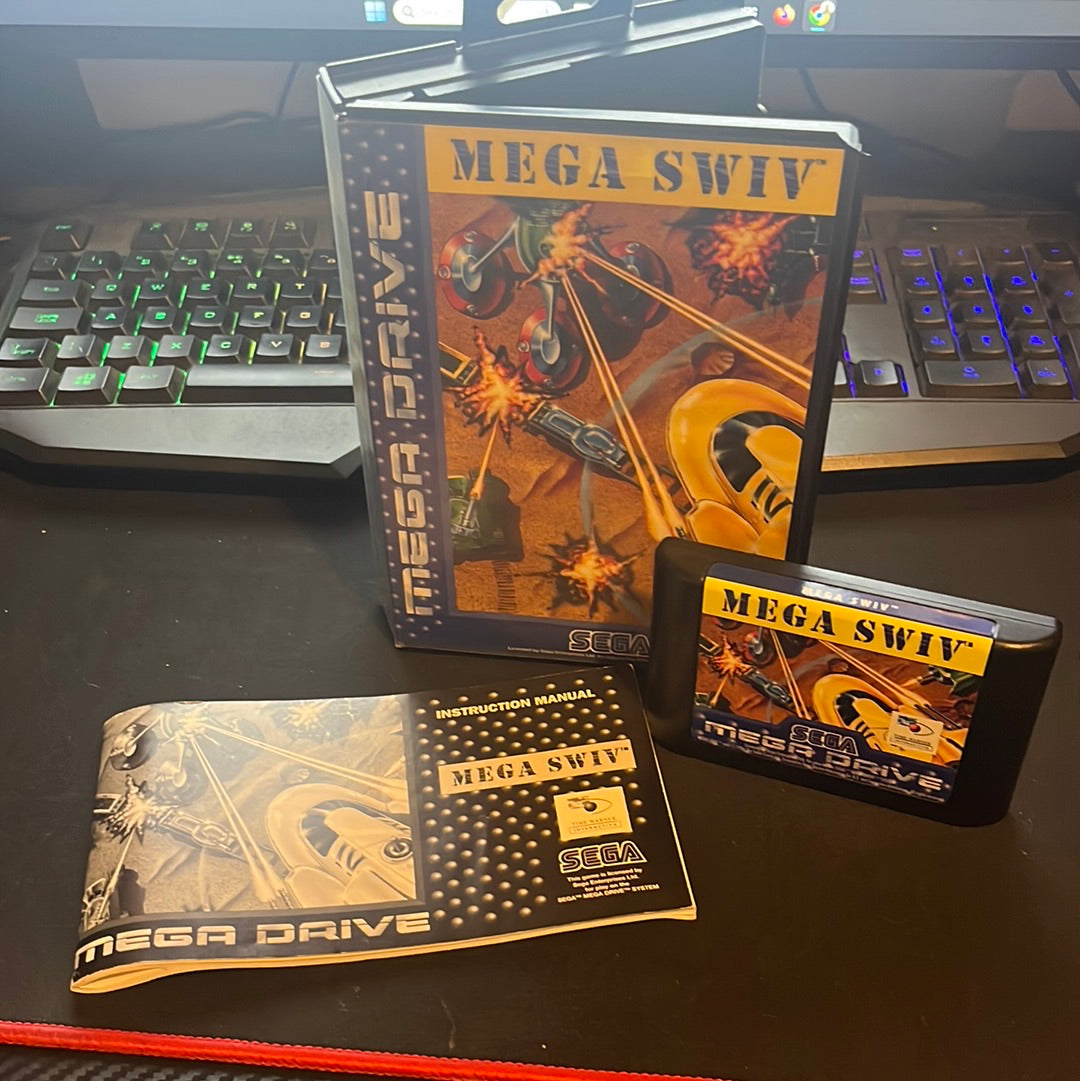 Mega Swiv Sega Mega Drive game Mega Swiv Sega Mega Drive game